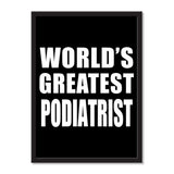 World's Greatest Podiatrist - Portrait Frame Photo Tile