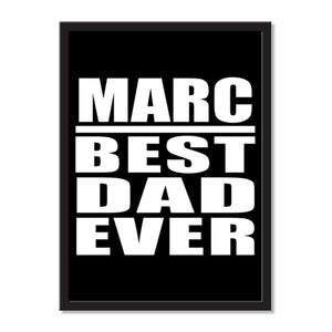 Marc Best Dad Ever - Portrait Frame Photo Tile