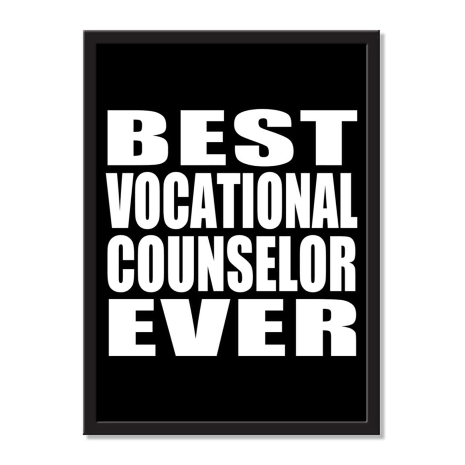 Best Vocational Counselor Ever - Portrait Frame Photo Tile