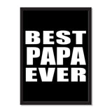 Best Papa Ever - Portrait Frame Photo Tile