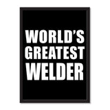 World's Greatest Welder - Portrait Frame Photo Tile
