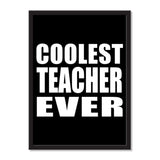 Coolest Teacher Ever - Portrait Frame Photo Tile