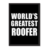 World's Greatest Roofer - Portrait Frame Photo Tile
