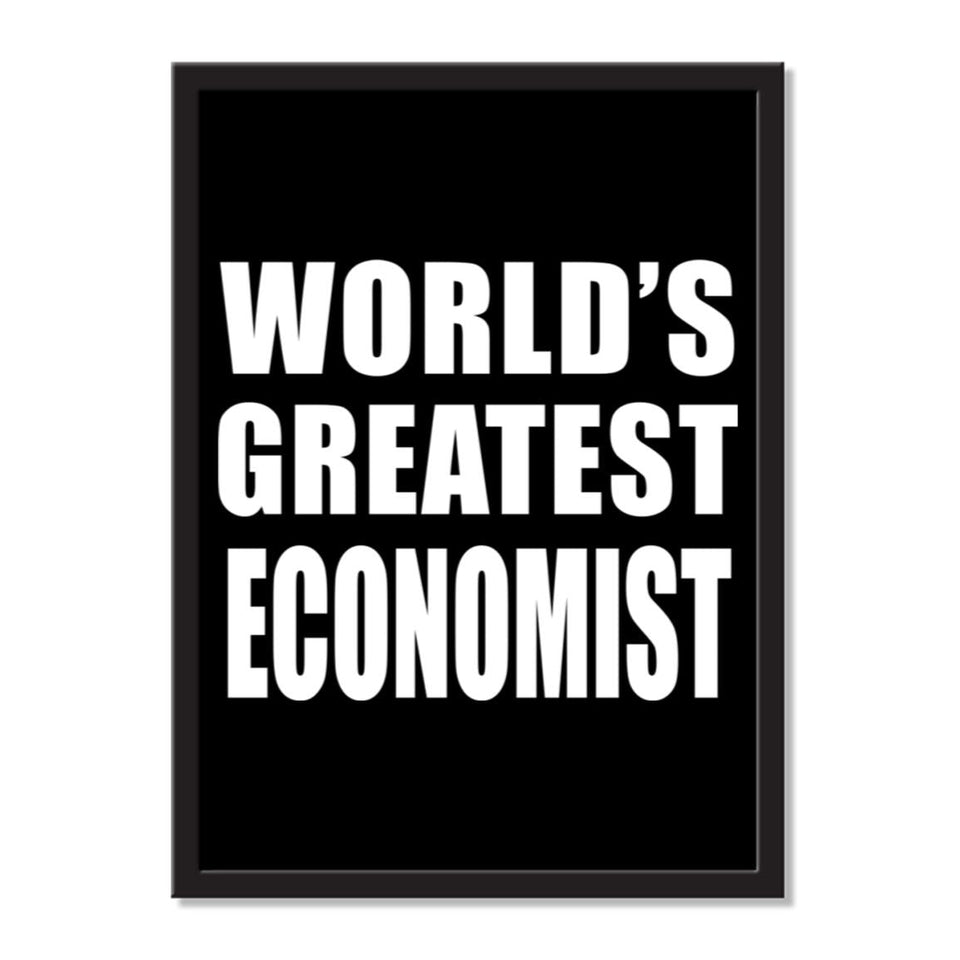 World's Greatest Economist - Portrait Frame Photo Tile