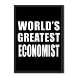 World's Greatest Economist - Portrait Frame Photo Tile