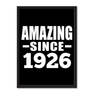 Amazing Since 1926 - Portrait Frame Photo Tile
