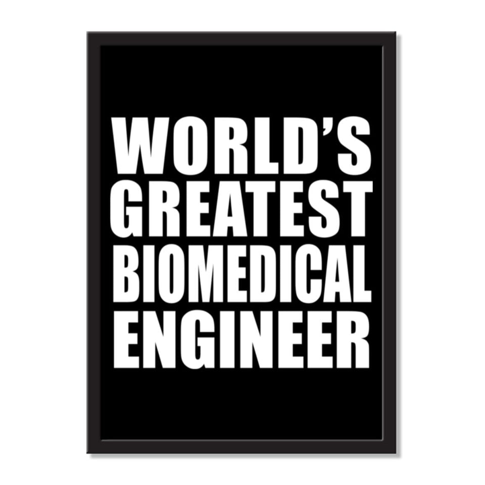 World's Greatest Biomedical Engineer - Portrait Frame Photo Tile