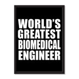World's Greatest Biomedical Engineer - Portrait Frame Photo Tile