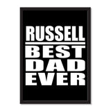 Russell Best Dad Ever - Portrait Frame Photo Tile