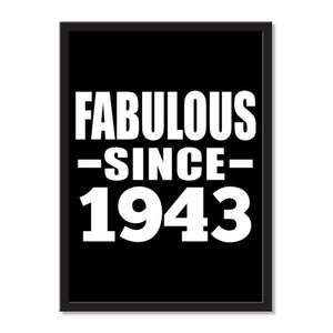 Fabulous Since 1943 - Portrait Frame Photo Tile