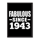 Fabulous Since 1943 - Portrait Frame Photo Tile