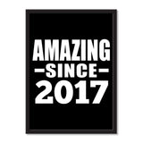 Amazing Since 2017 - Portrait Frame Photo Tile