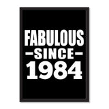 Fabulous Since 1984 - Portrait Frame Photo Tile