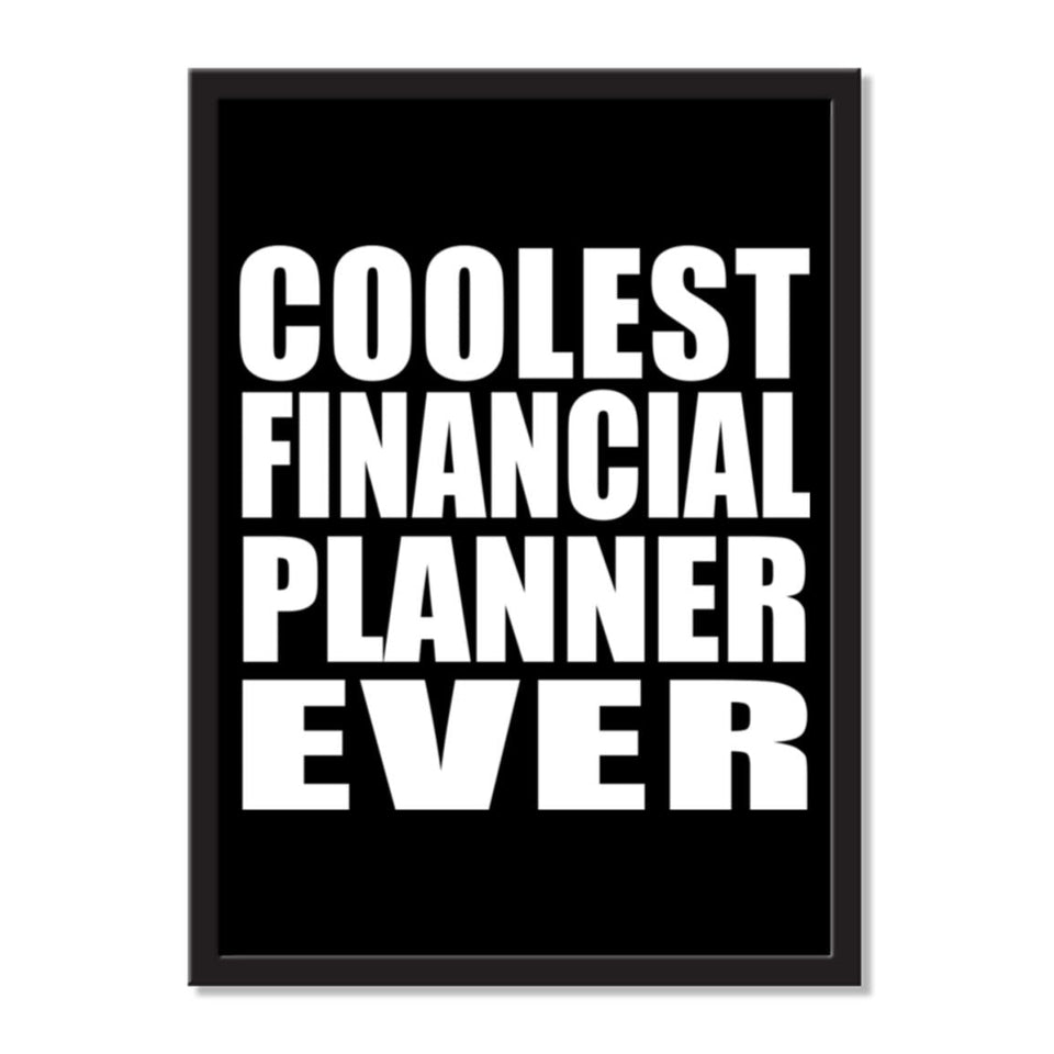 Coolest Financial Planner Ever - Portrait Frame Photo Tile
