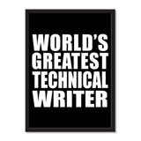 World's Greatest Technical Writer - Portrait Frame Photo Tile