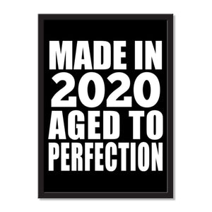 Made In 2020 Aged to Perfection - Portrait Frame Photo Tile
