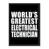 World's Greatest Electrical Technician - Portrait Frame Photo Tile