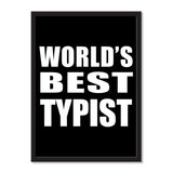 World's Best Typist - Portrait Frame Photo Tile