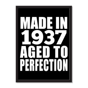 Made In 1937 Aged to Perfection - Portrait Frame Photo Tile