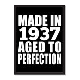 Made In 1937 Aged to Perfection - Portrait Frame Photo Tile