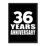 36 Years Anniversary - Portrait Frame Photo Tile