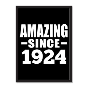 Amazing Since 1924 - Portrait Frame Photo Tile