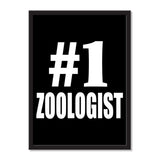 Number One #1 Zoologist - Portrait Frame Photo Tile