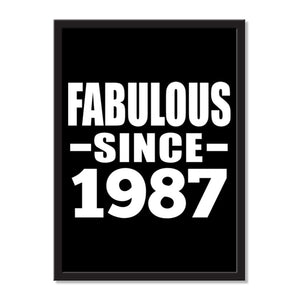 Fabulous Since 1987 - Portrait Frame Photo Tile