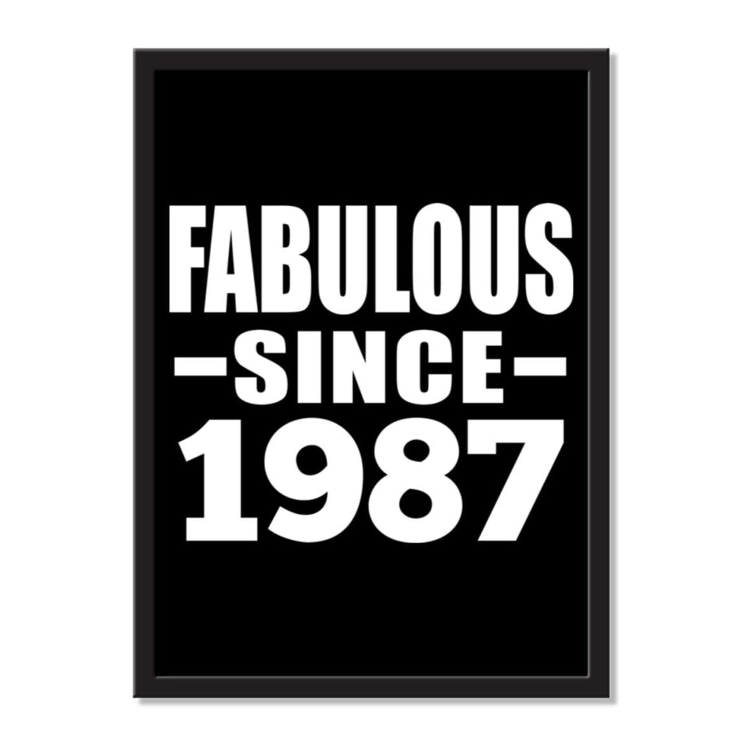 Fabulous Since 1987 - Portrait Frame Photo Tile