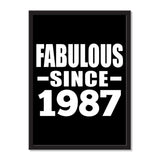 Fabulous Since 1987 - Portrait Frame Photo Tile