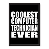Coolest Computer Technician Ever - Portrait Frame Photo Tile
