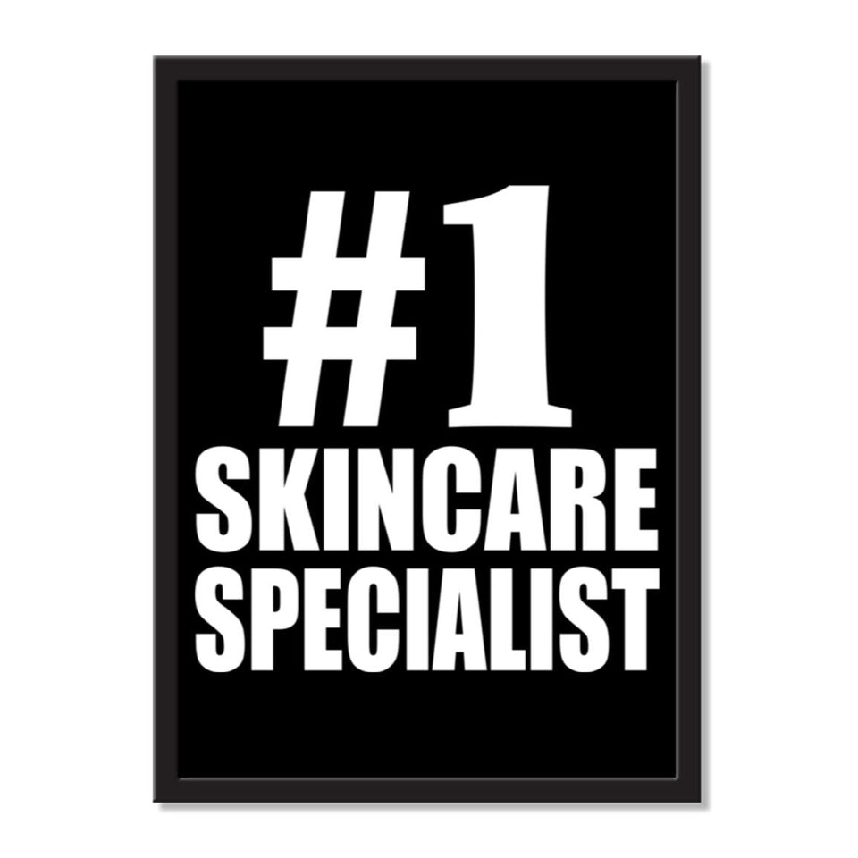 Number One #1 Skincare Specialist - Portrait Frame Photo Tile