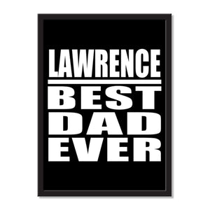 Lawrence Best Dad Ever - Portrait Frame Photo Tile