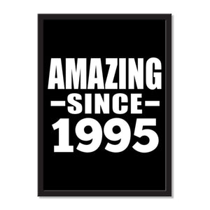 Amazing Since 1995 - Portrait Frame Photo Tile