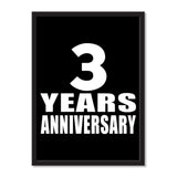 3 Years Anniversary - Portrait Frame Photo Tile