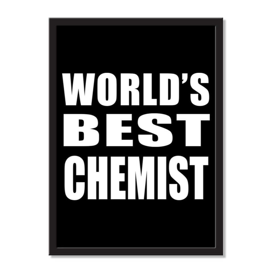 World's Best Chemist - Portrait Frame Photo Tile