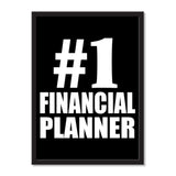 Number One #1 Financial Planner - Portrait Frame Photo Tile