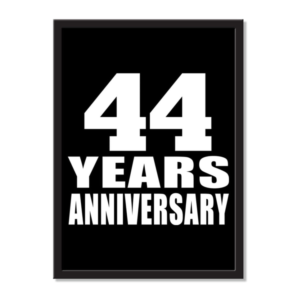 44 Years Anniversary - Portrait Frame Photo Tile