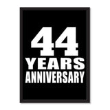 44 Years Anniversary - Portrait Frame Photo Tile