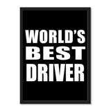 World's Best Driver - Portrait Frame Photo Tile