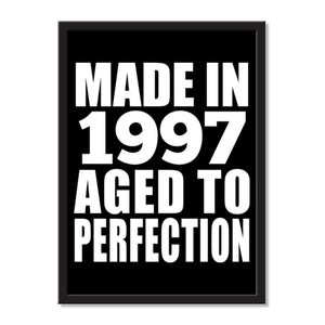 Made In 1997 Aged to Perfection - Portrait Frame Photo Tile
