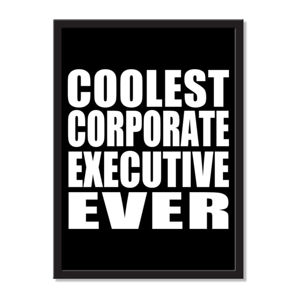 Coolest Corporate Executive Ever - Portrait Frame Photo Tile