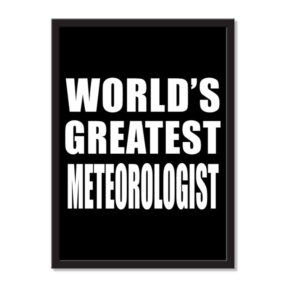 World's Greatest Meteorologist - Portrait Frame Photo Tile