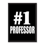 Number One #1 Professor - Portrait Frame Photo Tile
