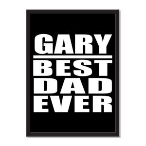 Gary Best Dad Ever - Portrait Frame Photo Tile