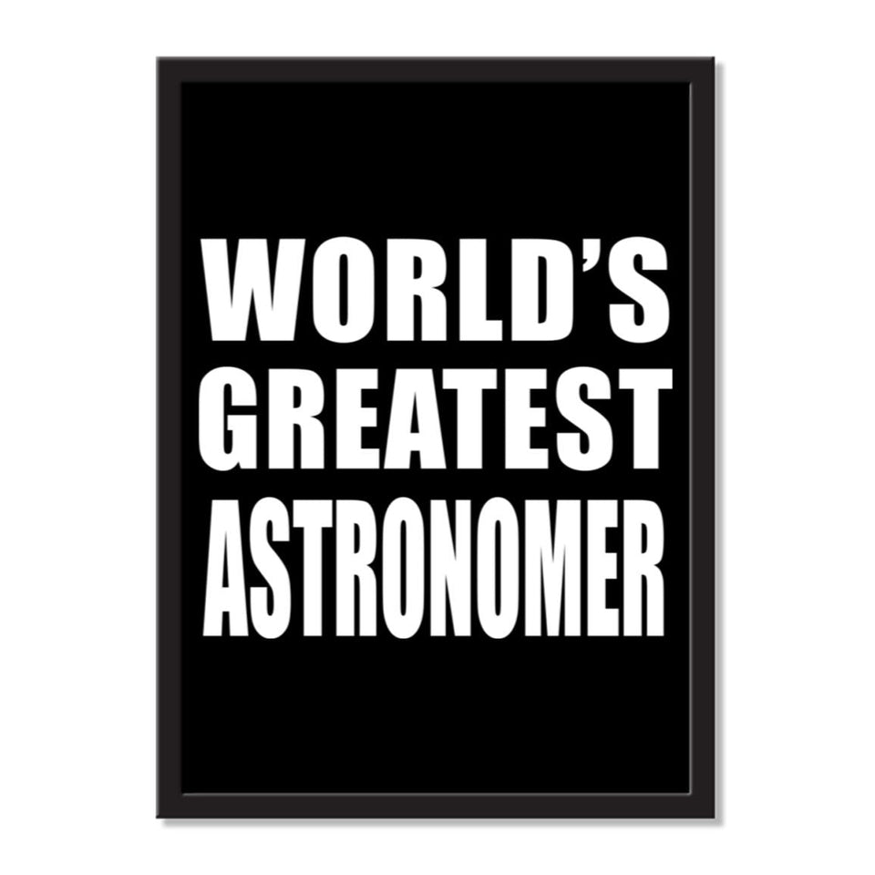 World's Greatest Astronomer - Portrait Frame Photo Tile