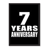 7 Years Anniversary - Portrait Frame Photo Tile