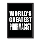 World's Greatest Pharmacist - Portrait Frame Photo Tile