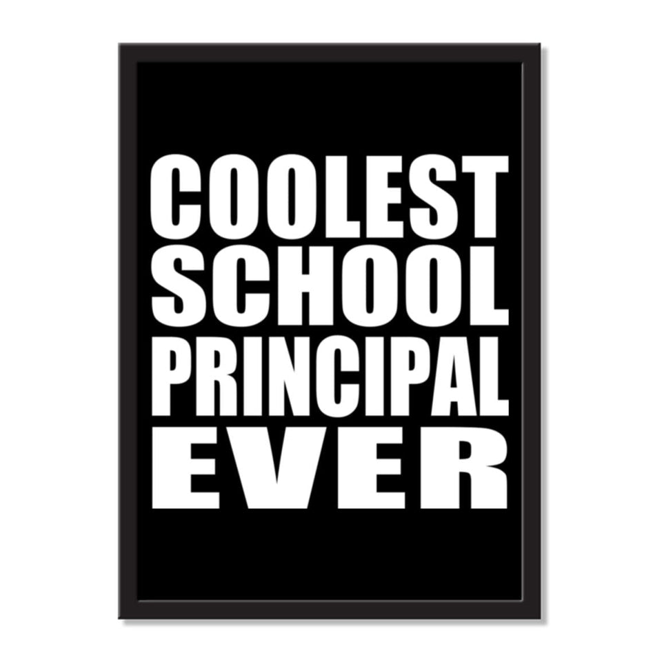 Coolest School Principal Ever - Portrait Frame Photo Tile