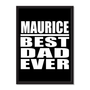 Maurice Best Dad Ever - Portrait Frame Photo Tile